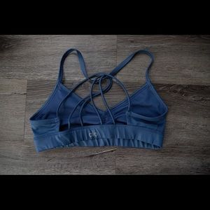 ALO Yoga Sunny Strap Bra in Cobalt Blue